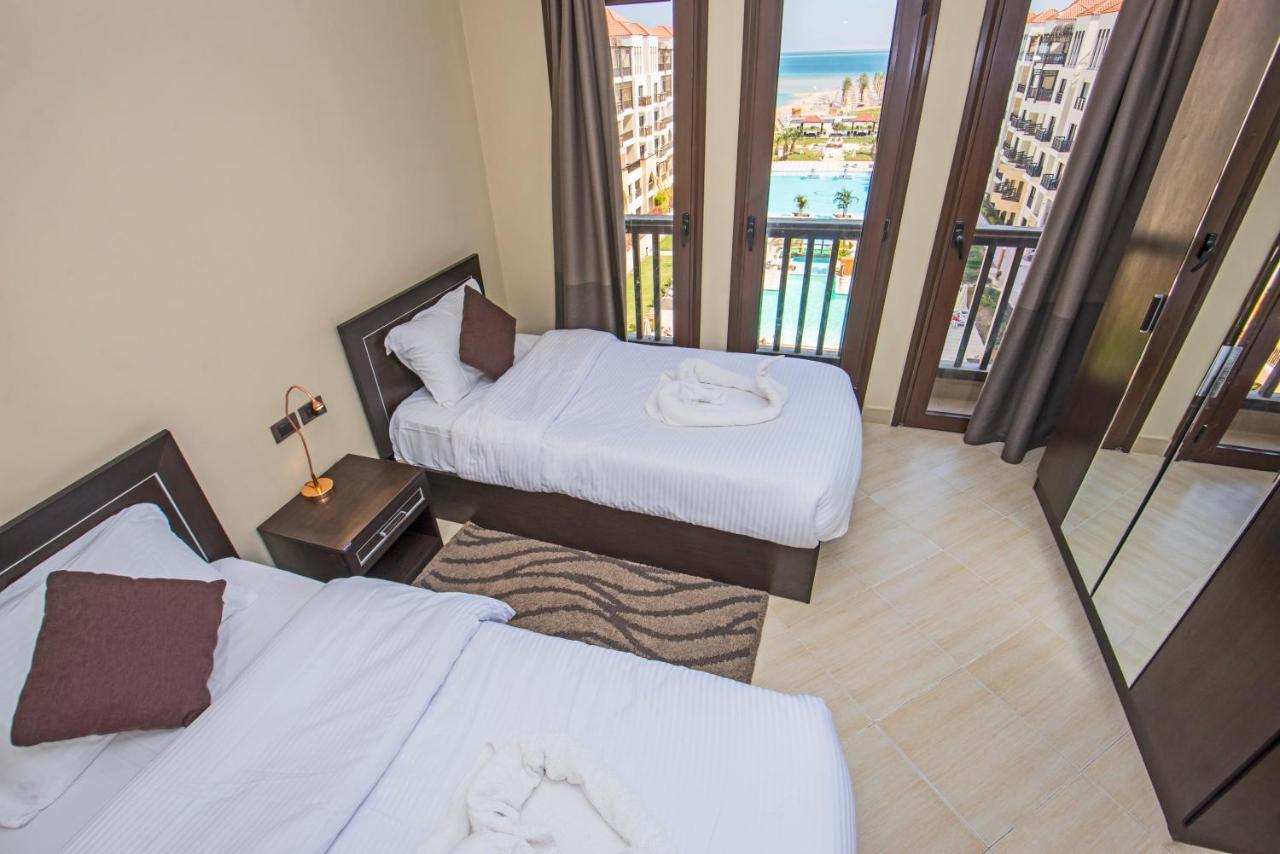 Premium Sea View 2 Bedrooms 2 Bathrooms Apartment Located Within Gravity Hotel & Aquapark 후르가다 외부 사진