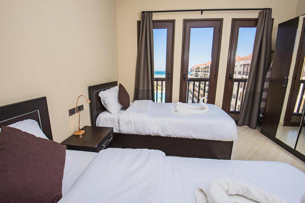 Premium Sea View 2 Bedrooms 2 Bathrooms Apartment Located Within Gravity Hotel & Aquapark 후르가다 외부 사진